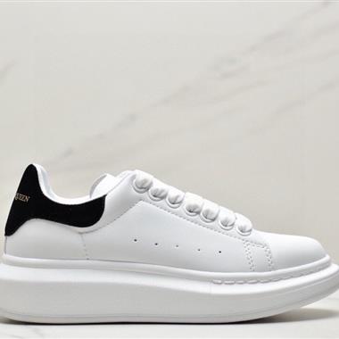 Alexander McQueen Sole Leather Sneakers低幫時裝厚底休閑運動小白鞋