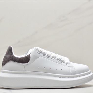 Alexander McQueen Sole Leather Sneakers低幫時裝厚底休閑運動小白鞋