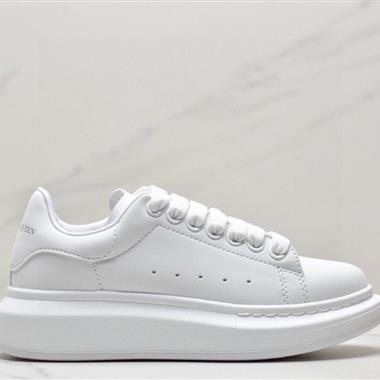 Alexander McQueen Sole Leather Sneakers低幫時裝厚底休閑運動小白鞋
