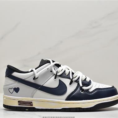 Nike SB Dunk Low Creamy/Tweed"解構綁帶低幫休閑運動滑板板鞋