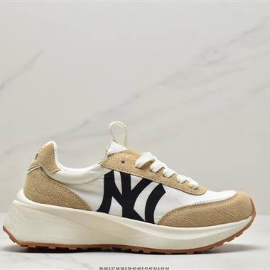 MLB CHUNKY JOGGER D增高復古NY大標麂皮厚底運動鞋
