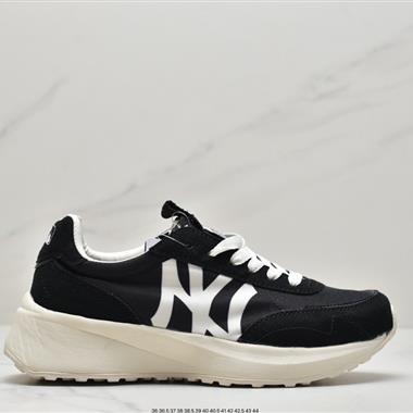 MLB CHUNKY JOGGER D增高復古NY大標麂皮厚底運動鞋