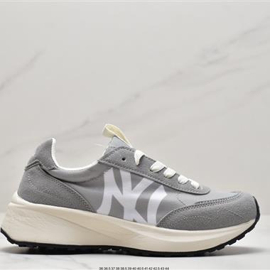 MLB CHUNKY JOGGER D增高復古NY大標麂皮厚底運動鞋