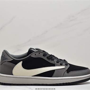 Fragment Design x Travis Scott x  Air Jordan 1 Low OG SP"Military Blue"AJ1