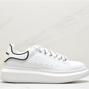 Alexander McQueen  Sole Leather Sneakers 厚底休閑運動小白鞋