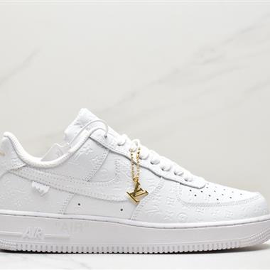 Louis Vuitton x Nike Air Force 1 07 LV8"White/Yellow/LV Monogram"