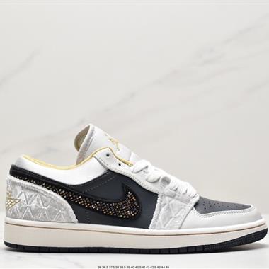 Nike Air Jordan 1 Low SE"Beaded Swoosh"AJ1喬丹一代低幫經典復古文化休閑運動籃球鞋
