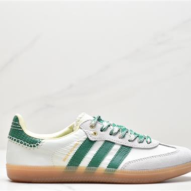 Adidas Originals Samba Vegan OG 桑巴舞系列百搭低幫休閑運動板鞋
