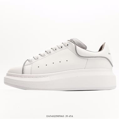 Alexander McQueen Air Cushion Sneaker低幫時裝厚底休閑氣墊運動小白鞋