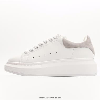 Alexander McQueen Air Cushion Sneaker低幫時裝厚底休閑氣墊運動小白鞋