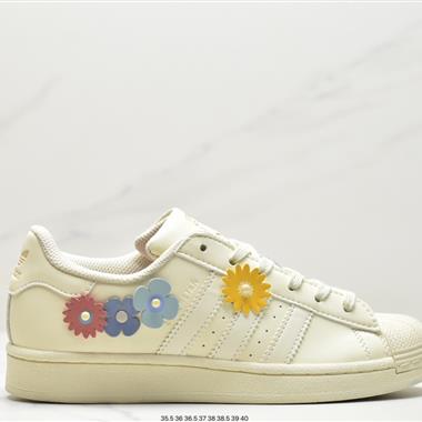 Adidas Original Super Star 三葉草女經典貝殼頭板鞋