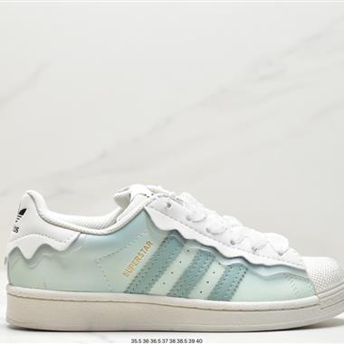 Adidas Original Super Star 三葉草女經典貝殼頭板鞋