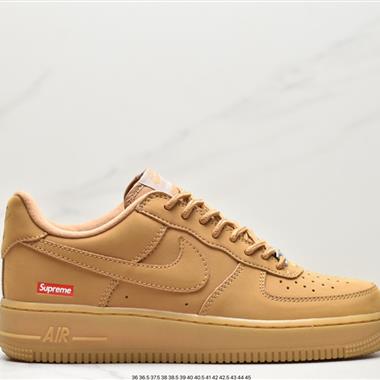 Supreme x 【Nike】 Air Force 1 Low'07"White"空軍一號經典低幫百搭休閑運動板鞋