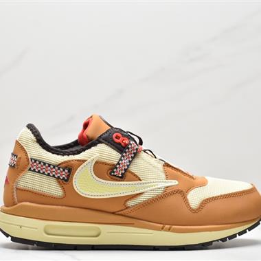 Travis Scott x Nike Air Max 1"Cactus Jack"?? 低幫復古百搭休閑運動慢跑鞋