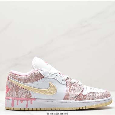 Nike Air Jordan 1 Low"White/Obsidian/Indian"AJ1