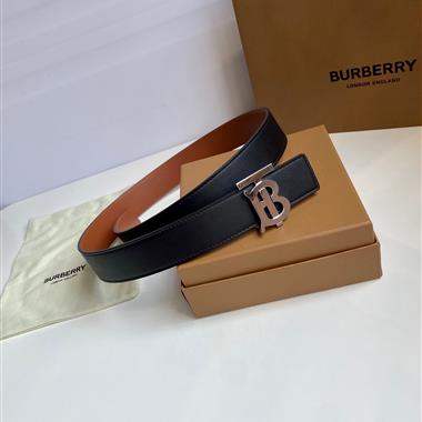 BURBERRY    2023新款時尚皮帶   3.5CM