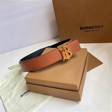 BURBERRY    2023新款時尚皮帶   3.5CM