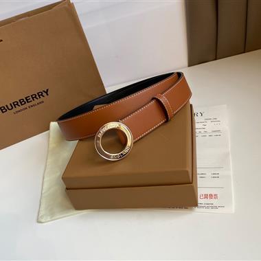 BURBERRY    2023新款時尚皮帶   3.5CM