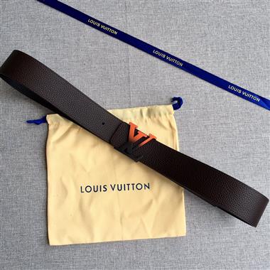 LOUIS VUITTON   2023新款時尚皮帶  4.0CM
