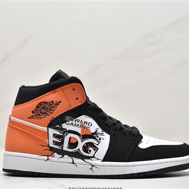 Nike DIY Air Jordan 1 Mid AJ1 經典復古文化休閑運動籃球鞋