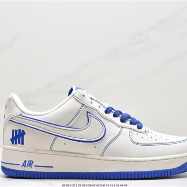 UNDEFEATED x Nike Air Force 1′07"Beige/Black 3M"空軍一號經典低幫百搭休閑運動板鞋