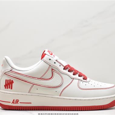 UNDEFEATED x Nike Air Force 1′07"Beige/Black 3M"空軍一號經典低幫百搭休閑運動板鞋