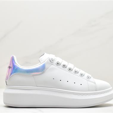 Alexander McQueen Sole Leather Sneakers低幫時裝厚底休閑運動小白鞋