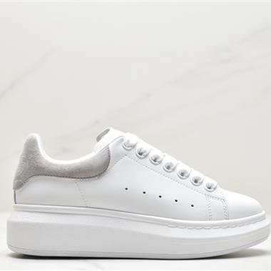 Alexander McQueen Sole Leather Sneakers低幫時裝厚底休閑運動小白鞋