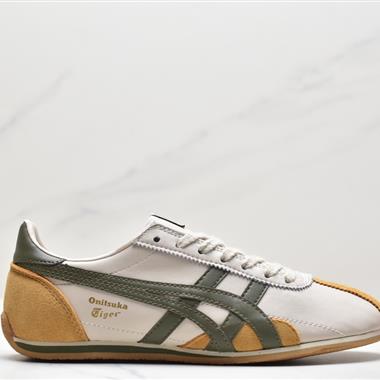 Onitsuka Tiger Runspark 火星運動系列田徑釘復古經典百搭皮革休閑慢跑鞋