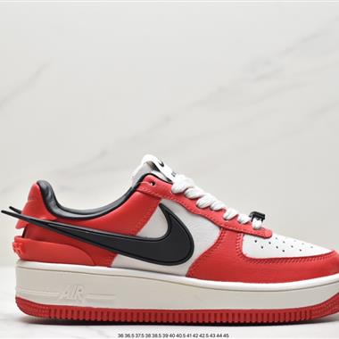 AMBUSH x Nike Air Force 1 Low"Blue/Yellow"空軍一號寬底版系列低幫百搭休閑運動板鞋