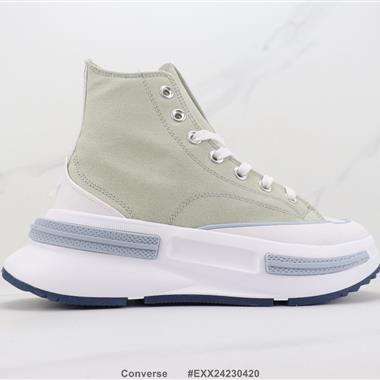 Converse 厚底高幫帆布鞋 松糕底增高鞋