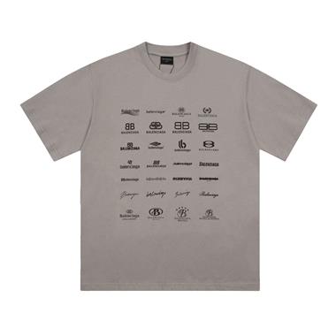 Balenciaga   2023夏季新款短袖T恤  歐版尺寸偏大