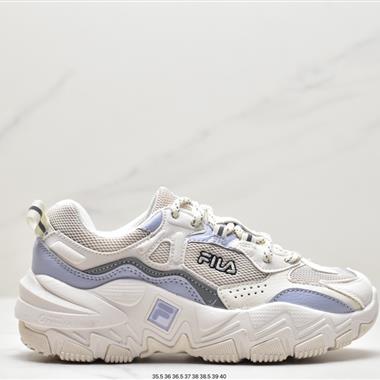 FILA 斐樂老爹鞋 新款休閑復古透氣跑鞋 