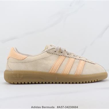 Adidas Bermuda 三葉草低幫休閑鞋