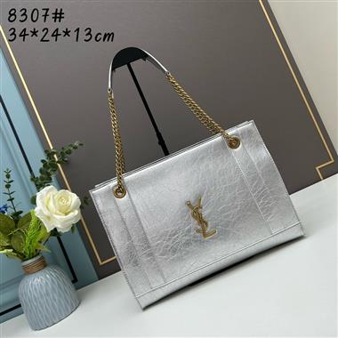 YSL  2023新款女生時尚休閒包 尺寸：34*24*13CM