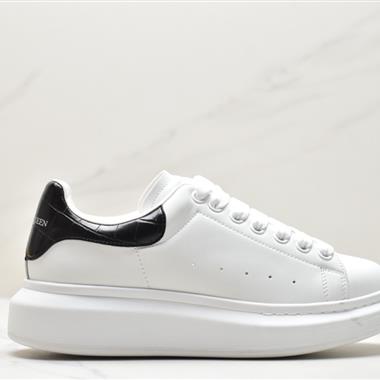 Alexander McQueen Sole Leather Sneakers低幫時裝厚底休閑運動小白鞋