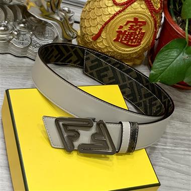 FENDI   2023新款時尚皮帶   4.0CM