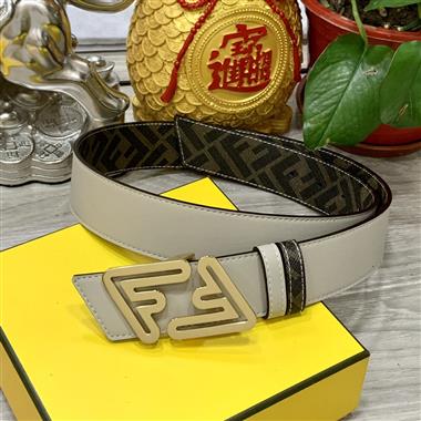 FENDI   2023新款時尚皮帶   4.0CM