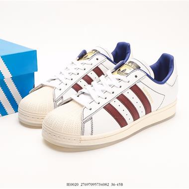Adidas 三葉草 Originals Superstar W經典貝殼頭系列低幫百搭休閑運動板鞋