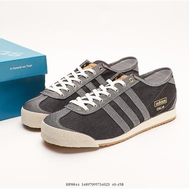 Adidas Originals Denim Italia Spzl 防滑耐磨低幫運動休閑鞋