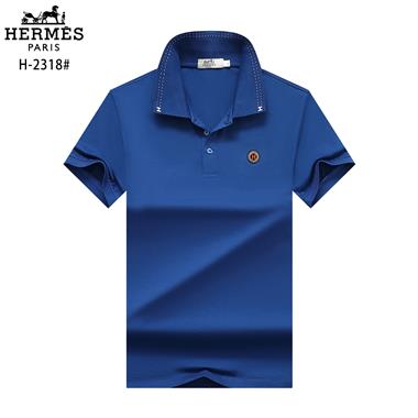 HERMES   2023夏季新款短袖POLO衫