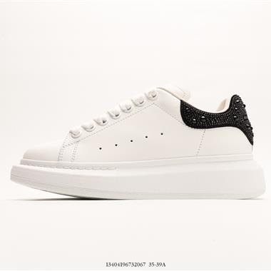 Alexander McQueen Sole Leather Sneakers低幫時裝厚底休閑運動小白鞋