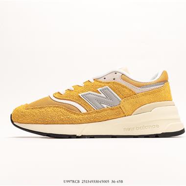 New Balance  997RNavy 系列低幫經典復古厚底休閑運動慢跑鞋