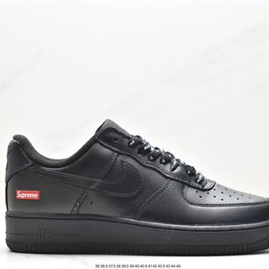 Supreme x Nike Air Force 1 Low'07"White"空軍一號經典低幫百搭休閑運動板鞋