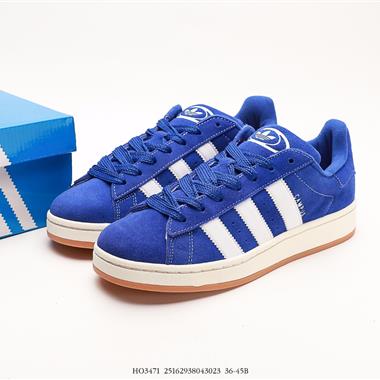 Adidas Campus 00s 翻毛灰綠復古潮流休閑面包鞋