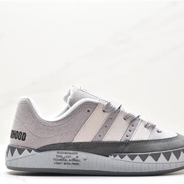 Atmos x Adidas Adimatic Low馬蒂奇系列低幫復古鯊魚面包休閑運動休閑滑板板鞋