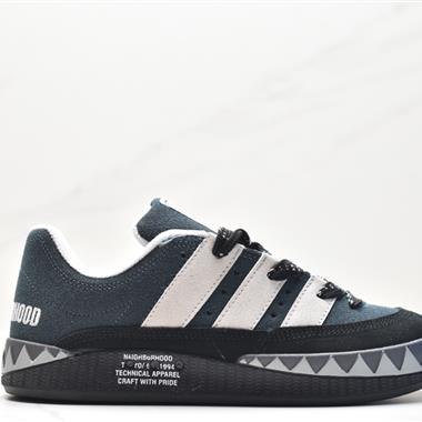 Atmos x Adidas Adimatic Low馬蒂奇系列低幫復古鯊魚面包休閑運動休閑滑板板鞋