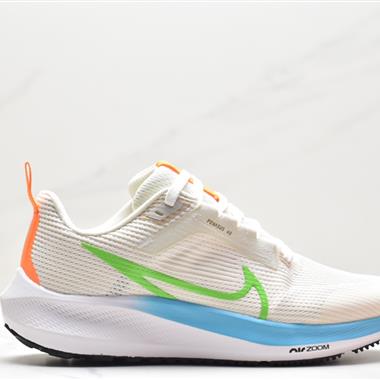 Nike Zoom Pegasus 40黑色 登月40代 超輕網面跑步鞋 