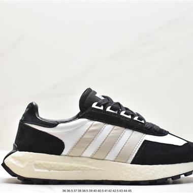Adidas Racing E5 Boost Prototype 速度輕盈復古系列 百搭透氣運動慢跑鞋