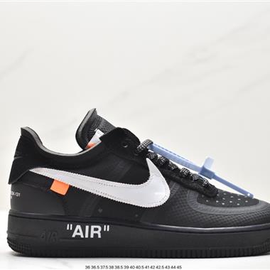 Off-White x Nike Air Force 1 Low "Volt" 2.0空軍一號經典百搭低幫休閑運動板鞋